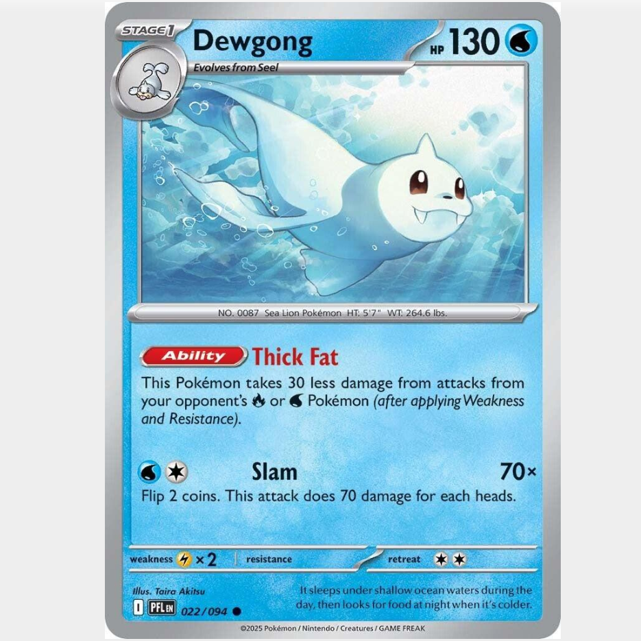 Dewgong 22/094 [Reverse Holo] - Phantasmal Flames