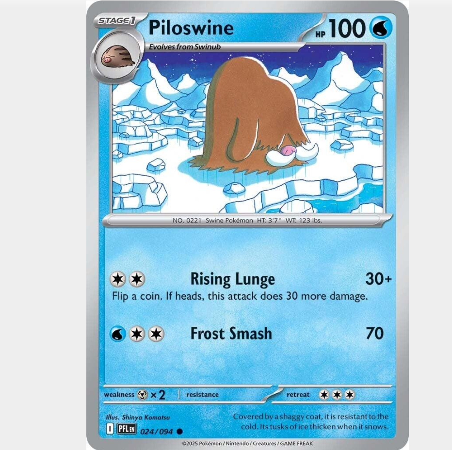 Piloswine 24/094 - Phantasmal Flames