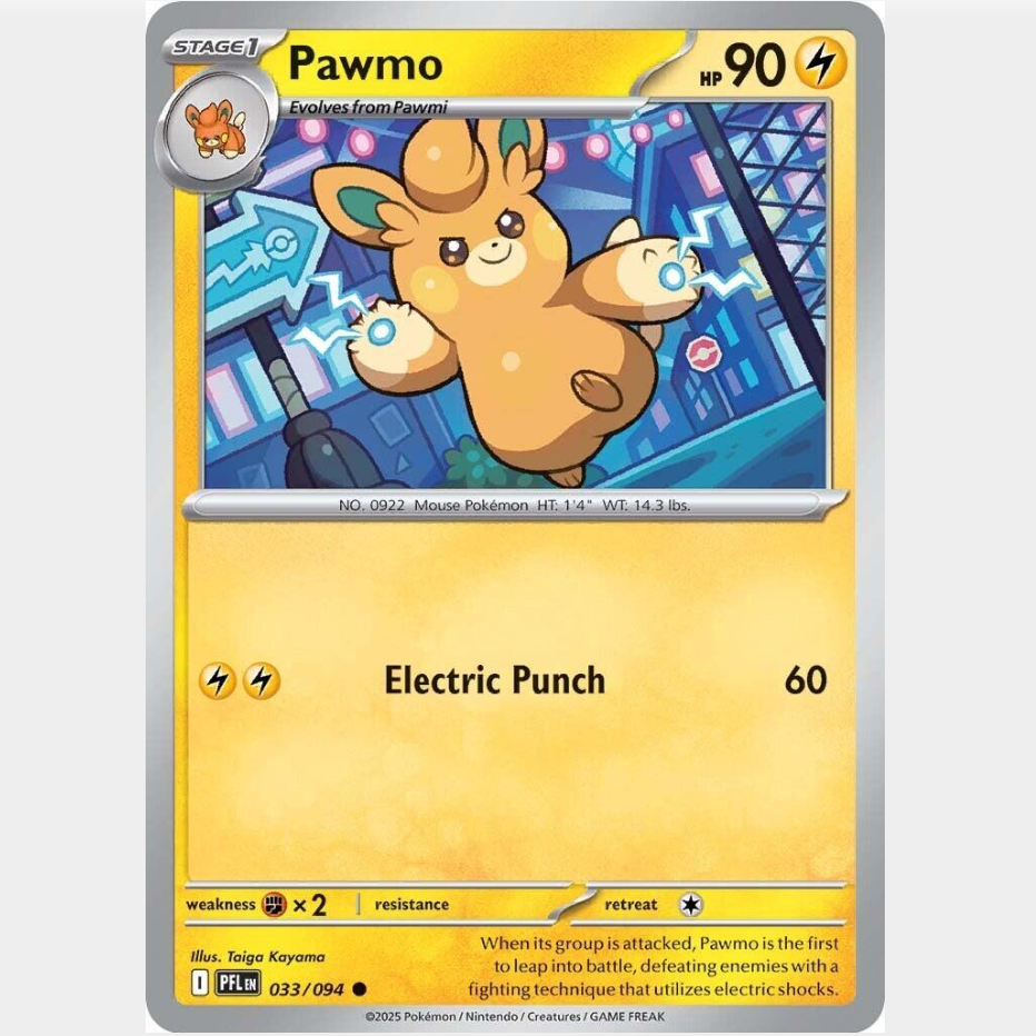 Pawmo 33/094 [Reverse Holo] - Phantasmal Flames