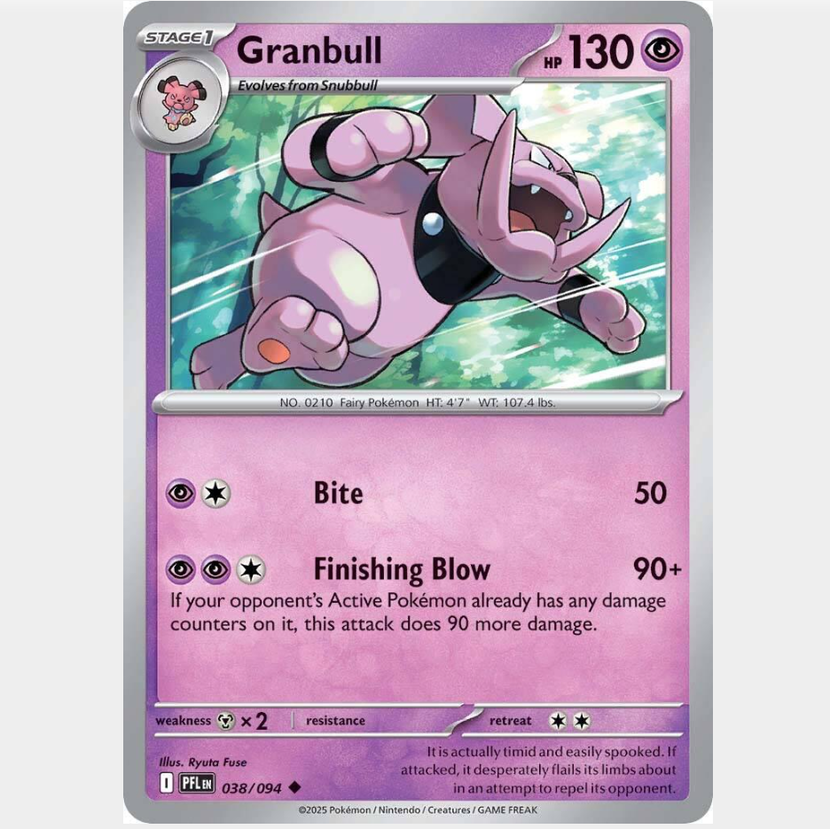 Granbull 38/094 [Reverse Holo] - Phantasmal Flames