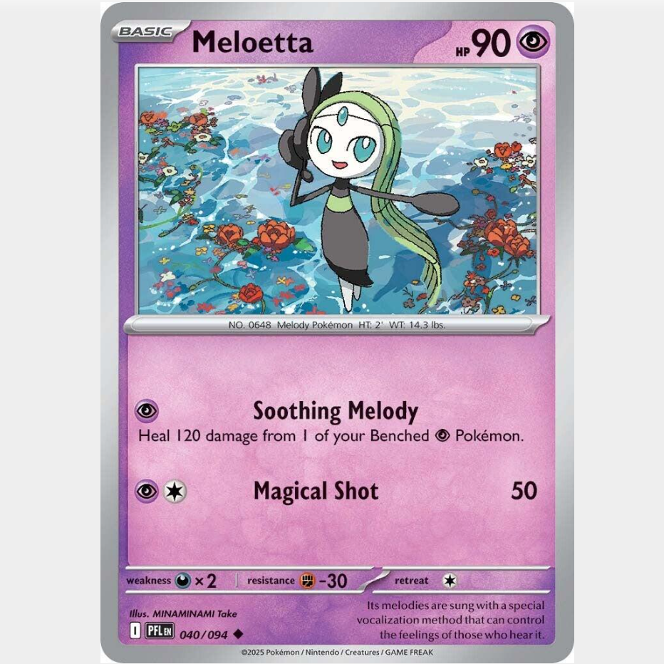 Meloetta 40/094 [Reverse Holo] - Phantasmal Flames