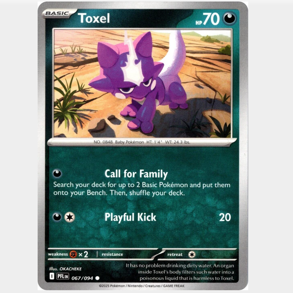 Toxel 67/094 [Reverse Holo] - Phantasmal Flames