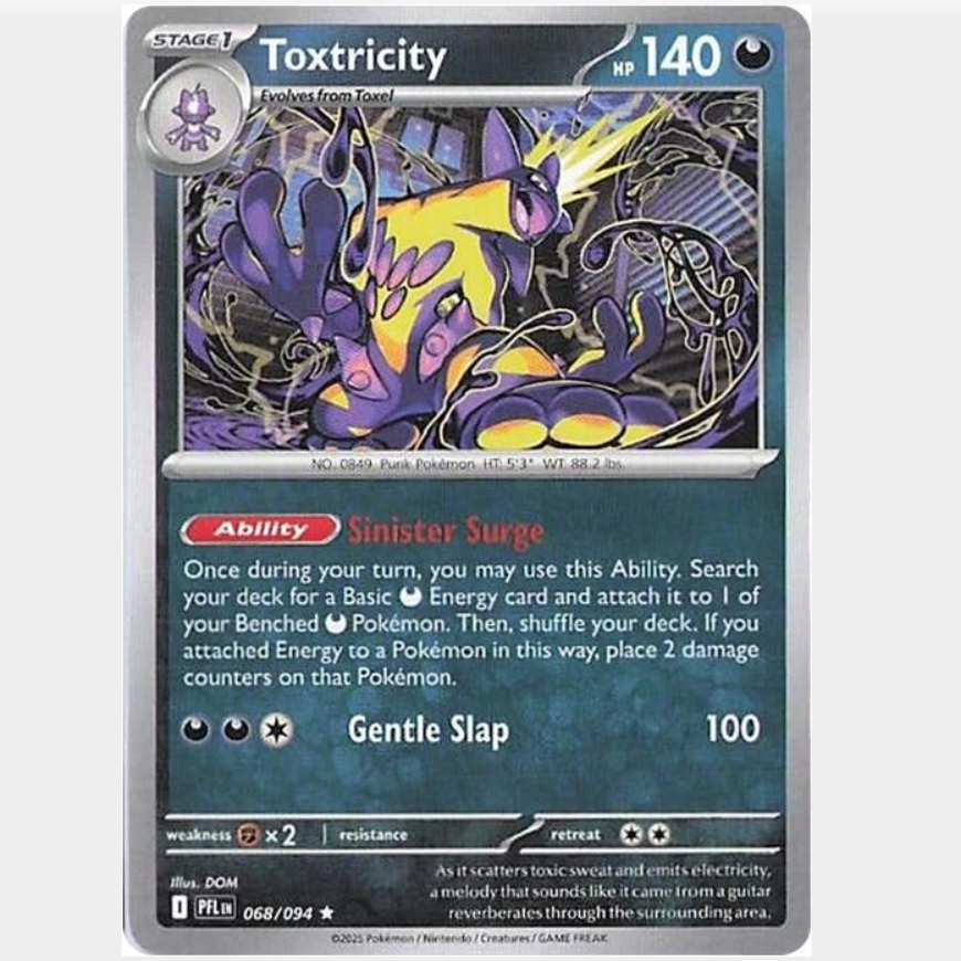 Toxtricity 68/094 [Reverse Holo] - Phantasmal Flames