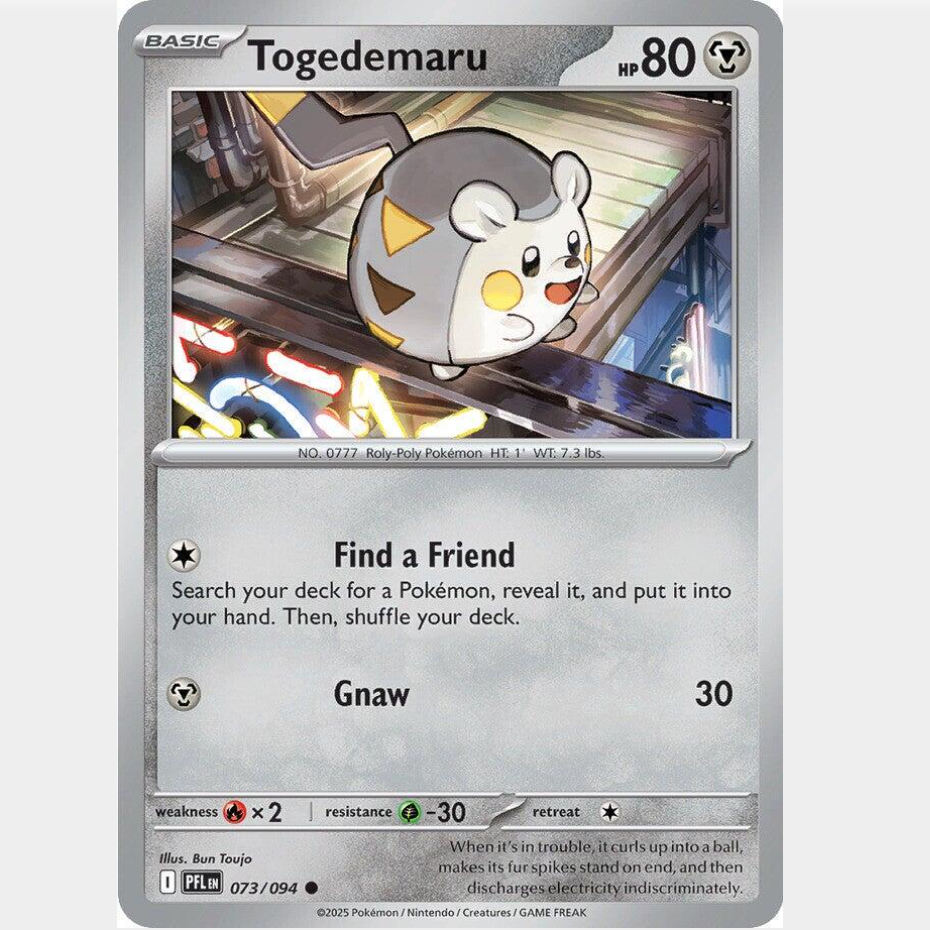 Togedemaru 73/094 [Reverse Holo] - Phantasmal Flames
