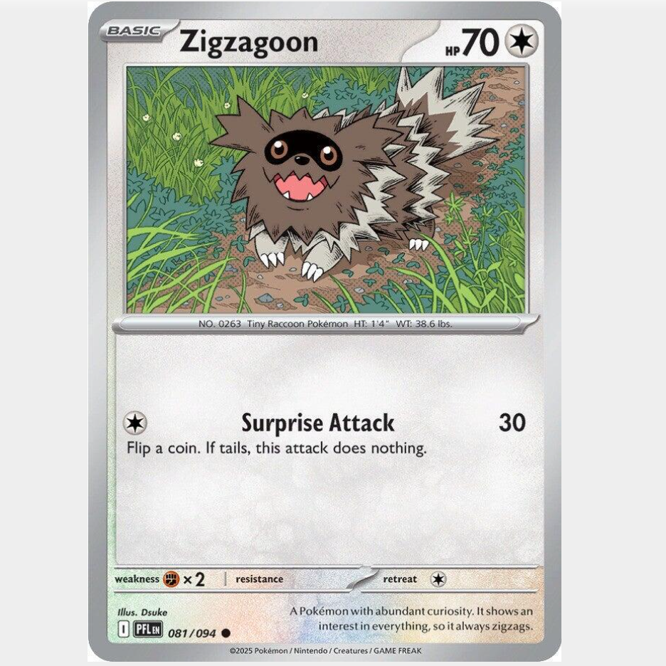 Zigzagoon 81/094 [Reverse Holo] - Phantasmal Flames