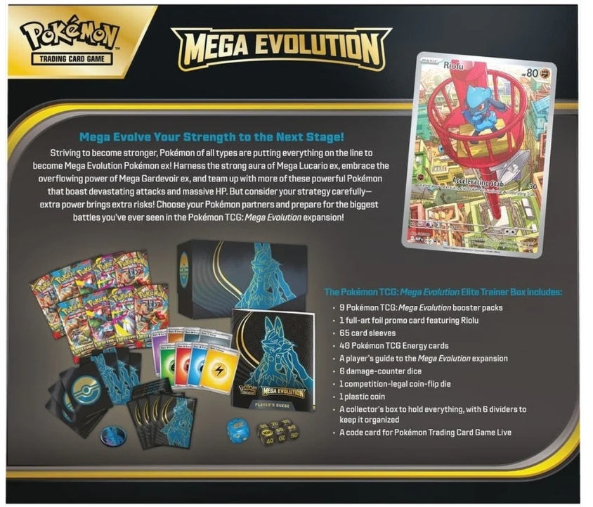Mega Evolution Elite Trainer Box (ETB) [Lucario]