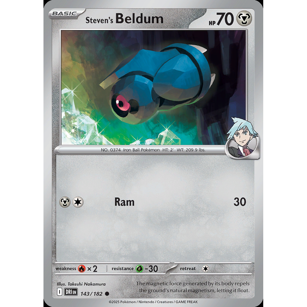 Steven’s Beldum 143/182 [Reverse Holo] - Destined Rivals