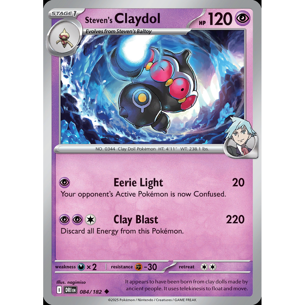 Steven’s Claydol 84/182 - Destined Rivals