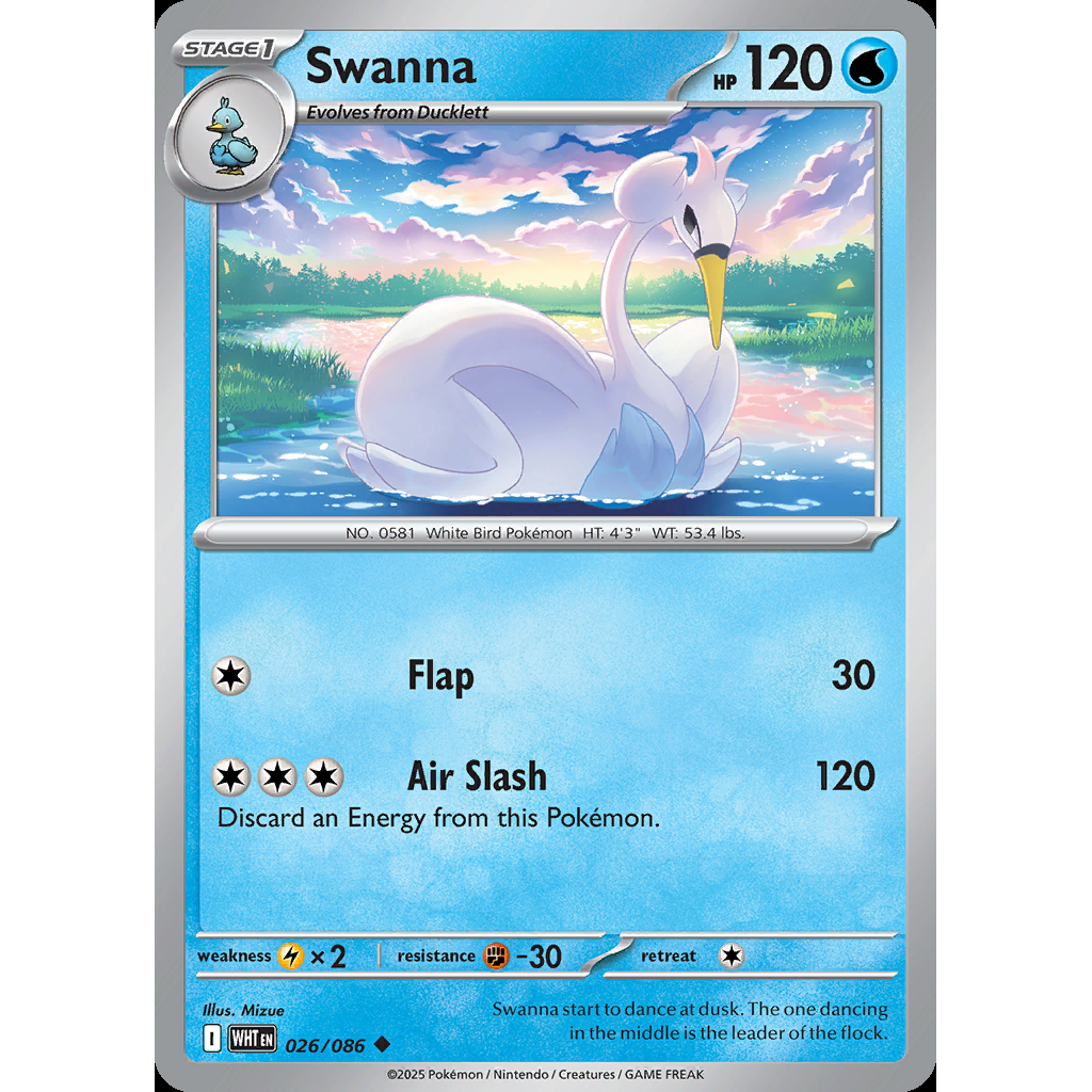 Swanna 26/086 - White Flare