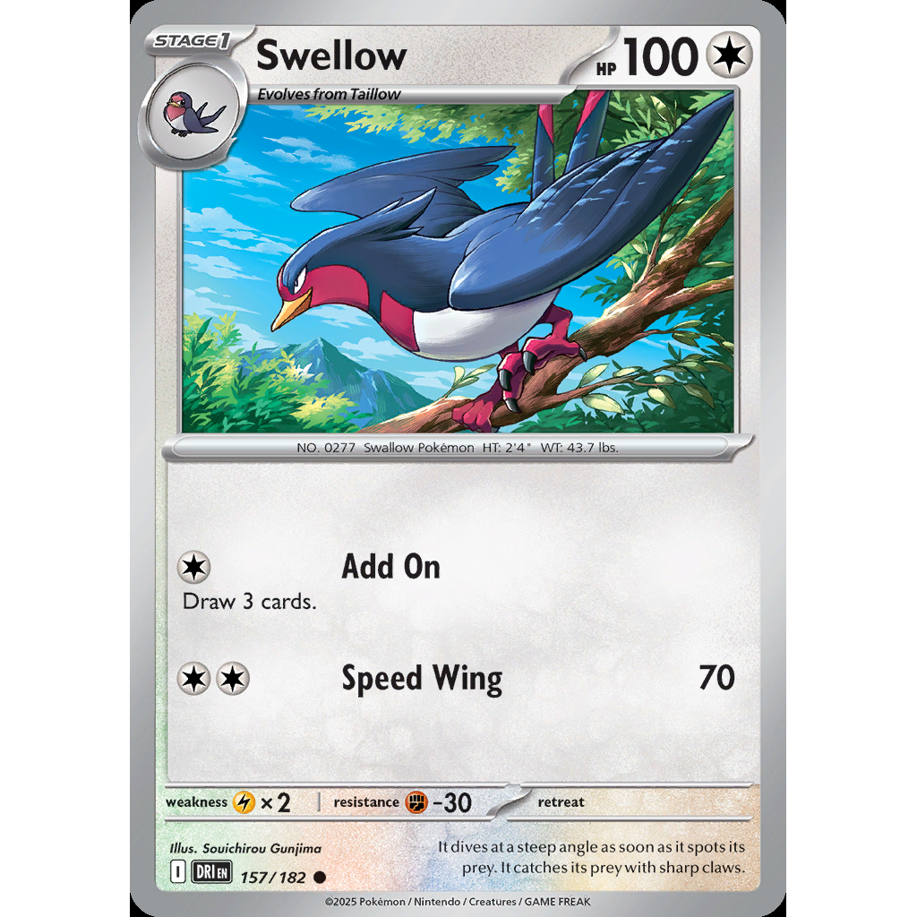 Swellow 157/182 - Destined Rivals