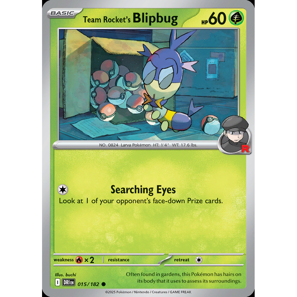 Team Rocket’s Blipbug 15/182 [Reverse Holo] - Destined Rivals