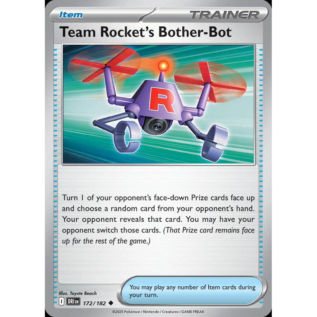 Team Rocket’s Bother-Bot 172/182 [Reverse Holo] - Destined Rivals
