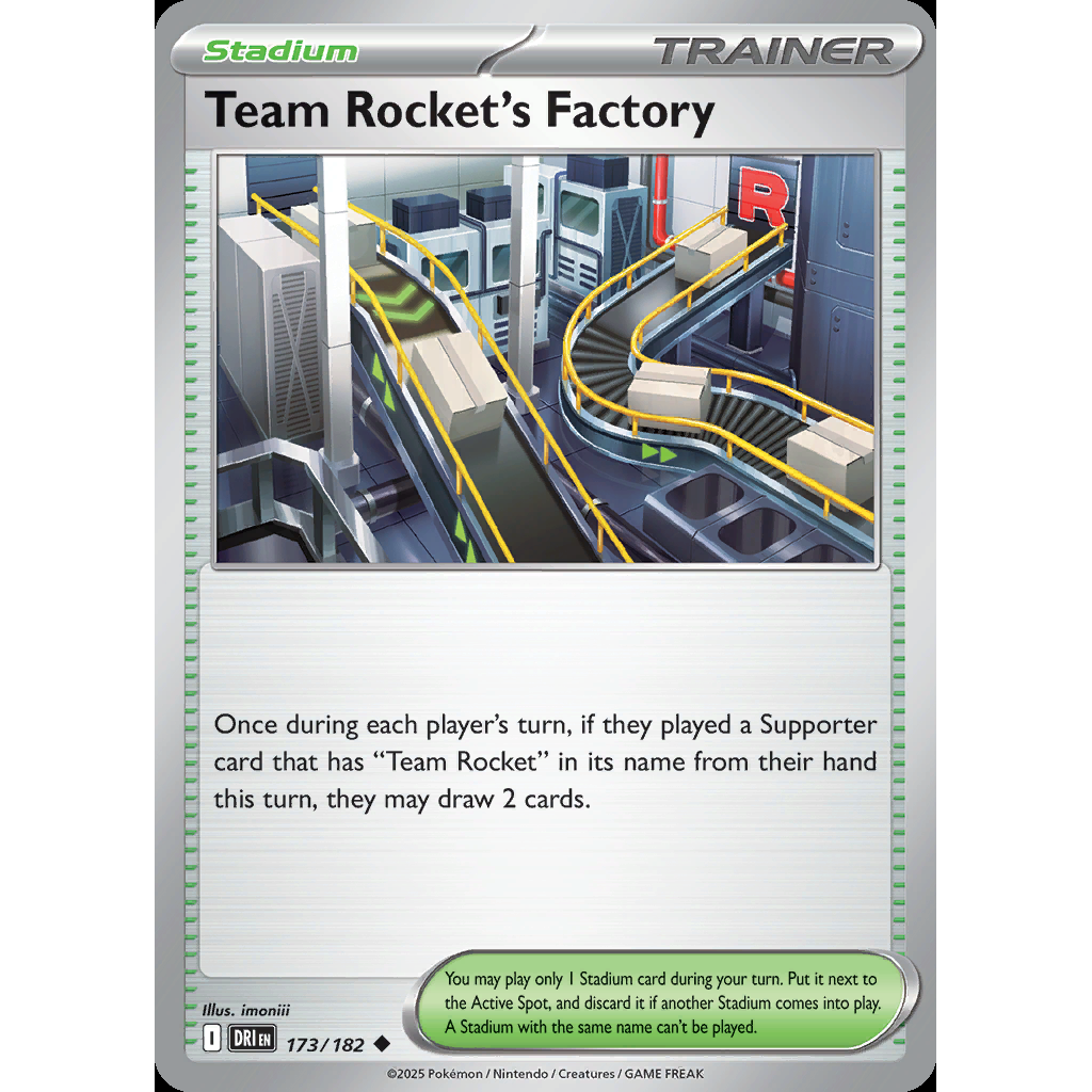 Team Rocket’s Factory 173/182 [Reverse Holo] - Destined Rivals