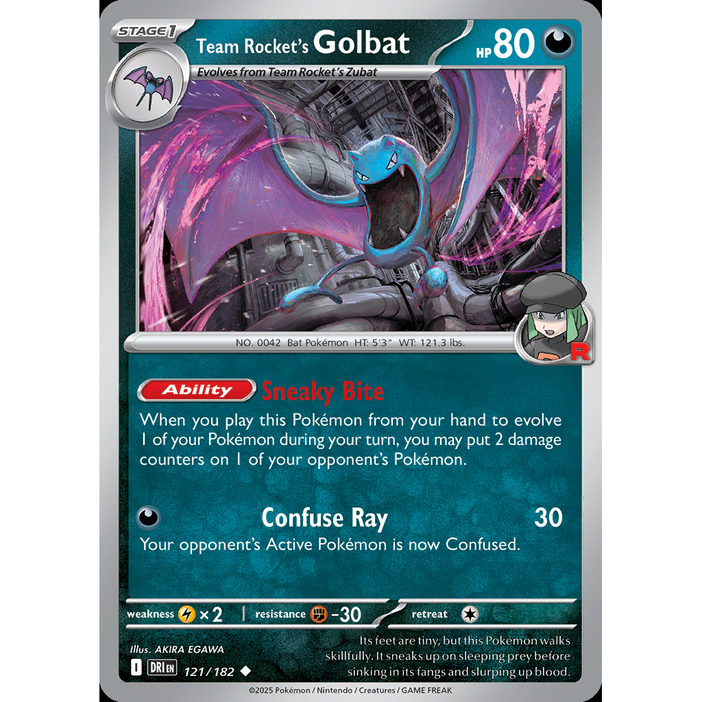 Team Rocket’s Golbat 121/182 - Destined Rivals