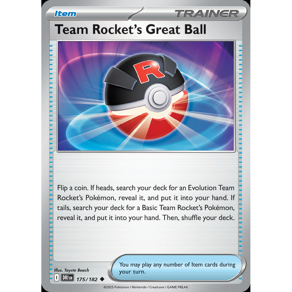Team Rocket’s Great Ball 175/182 - Destined Rivals