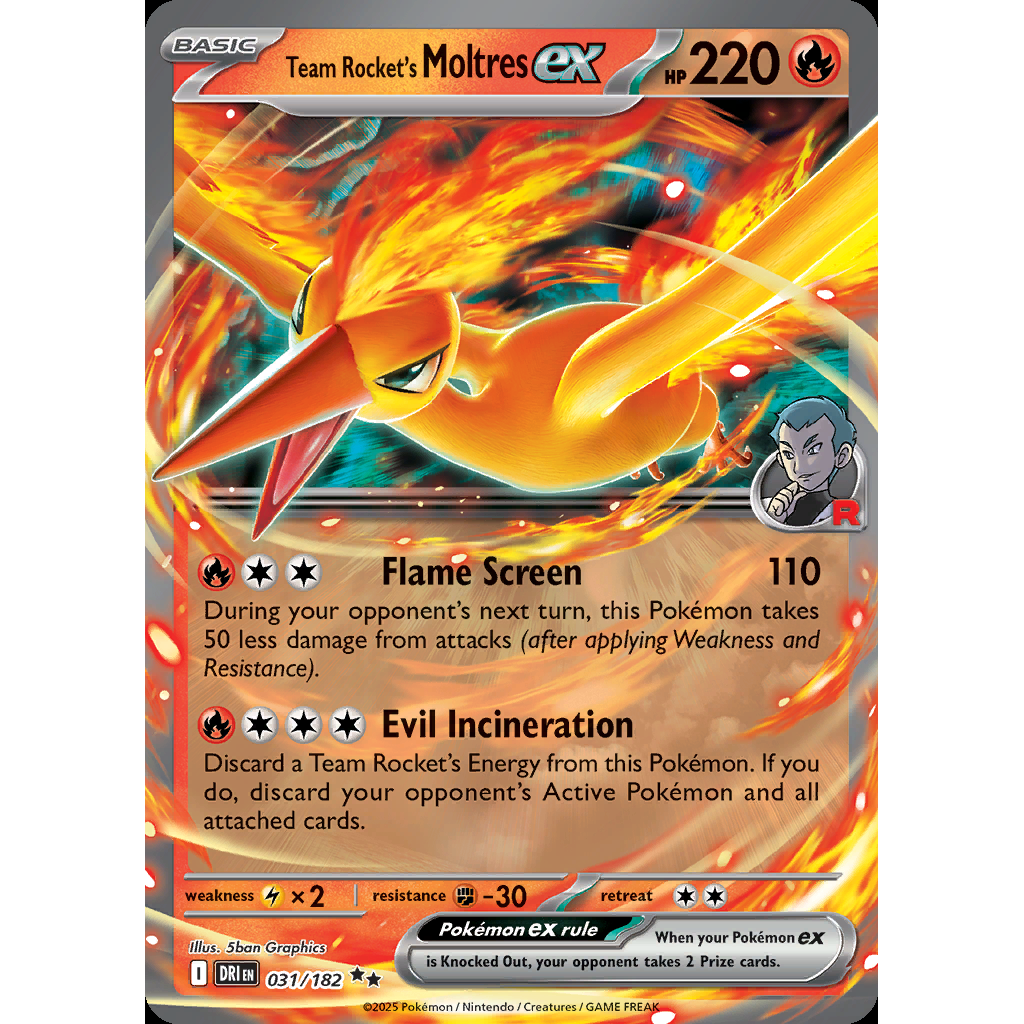 Team Rocket’s Moltres ex 31/182 - Destined Rivals