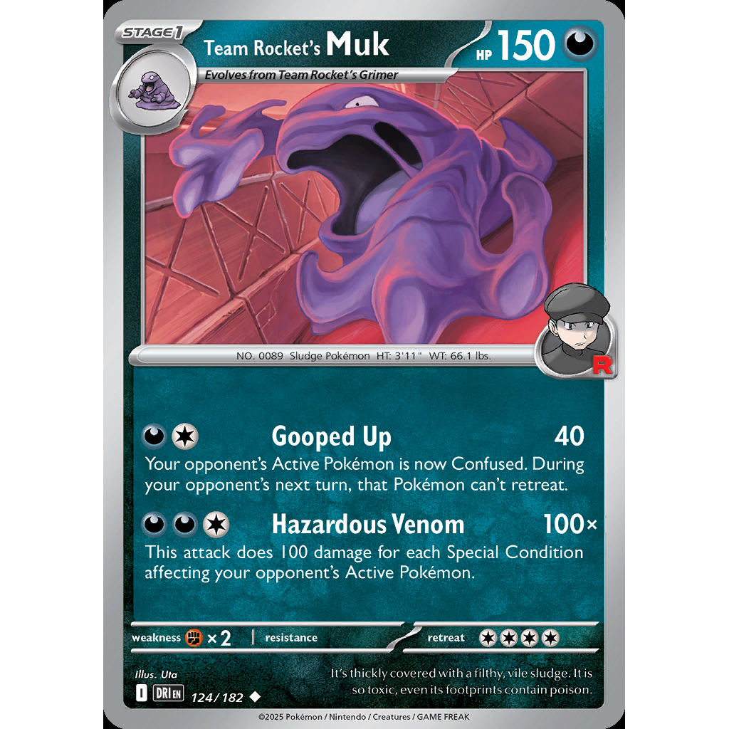Team Rocket’s Muk 124/182 [Reverse Holo] - Destined Rivals
