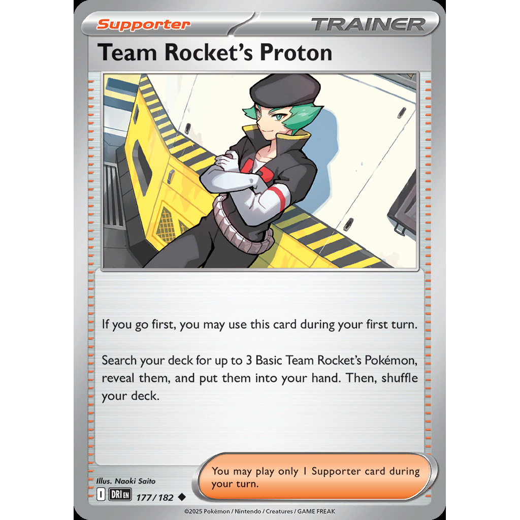 Team Rocket’s Proton 177/182 [Reverse Holo] - Destined Rivals