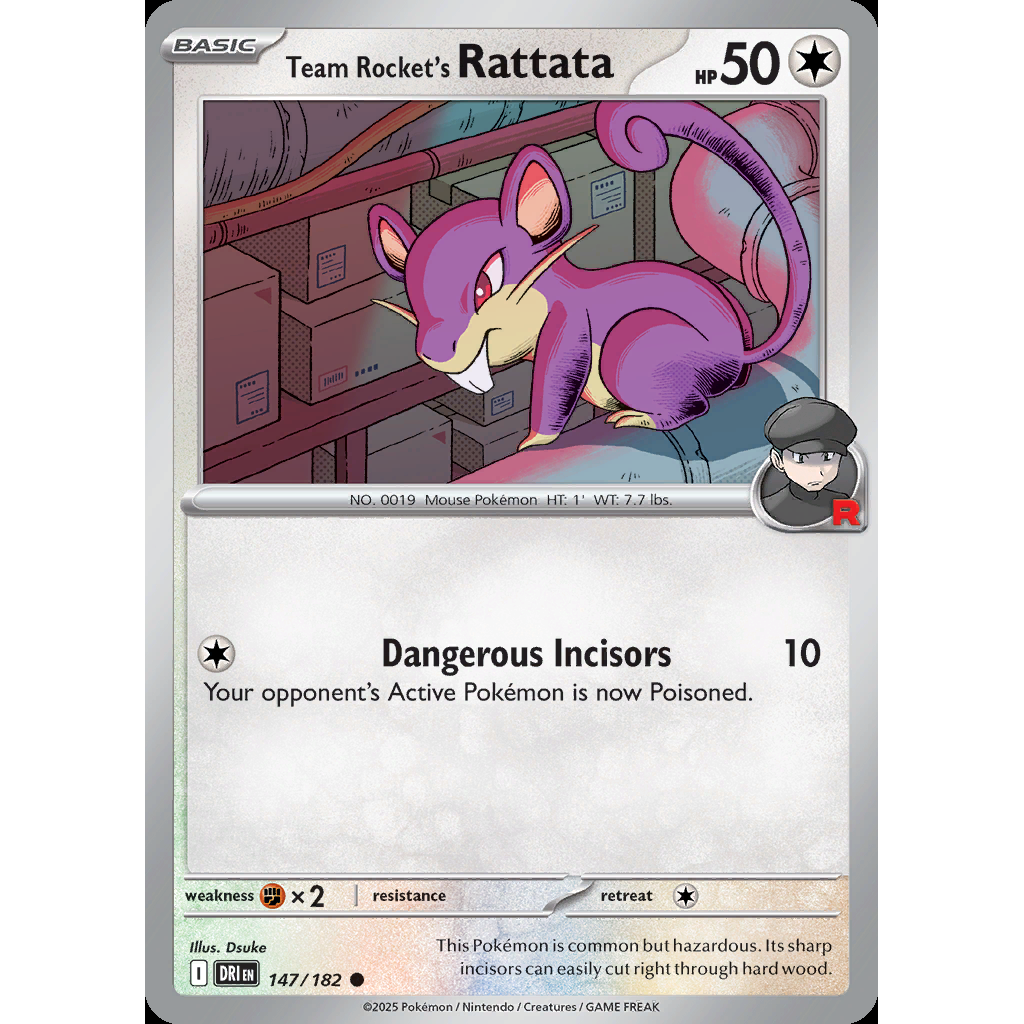 Team Rocket’s Rattata 147/182 - Destined Rivals