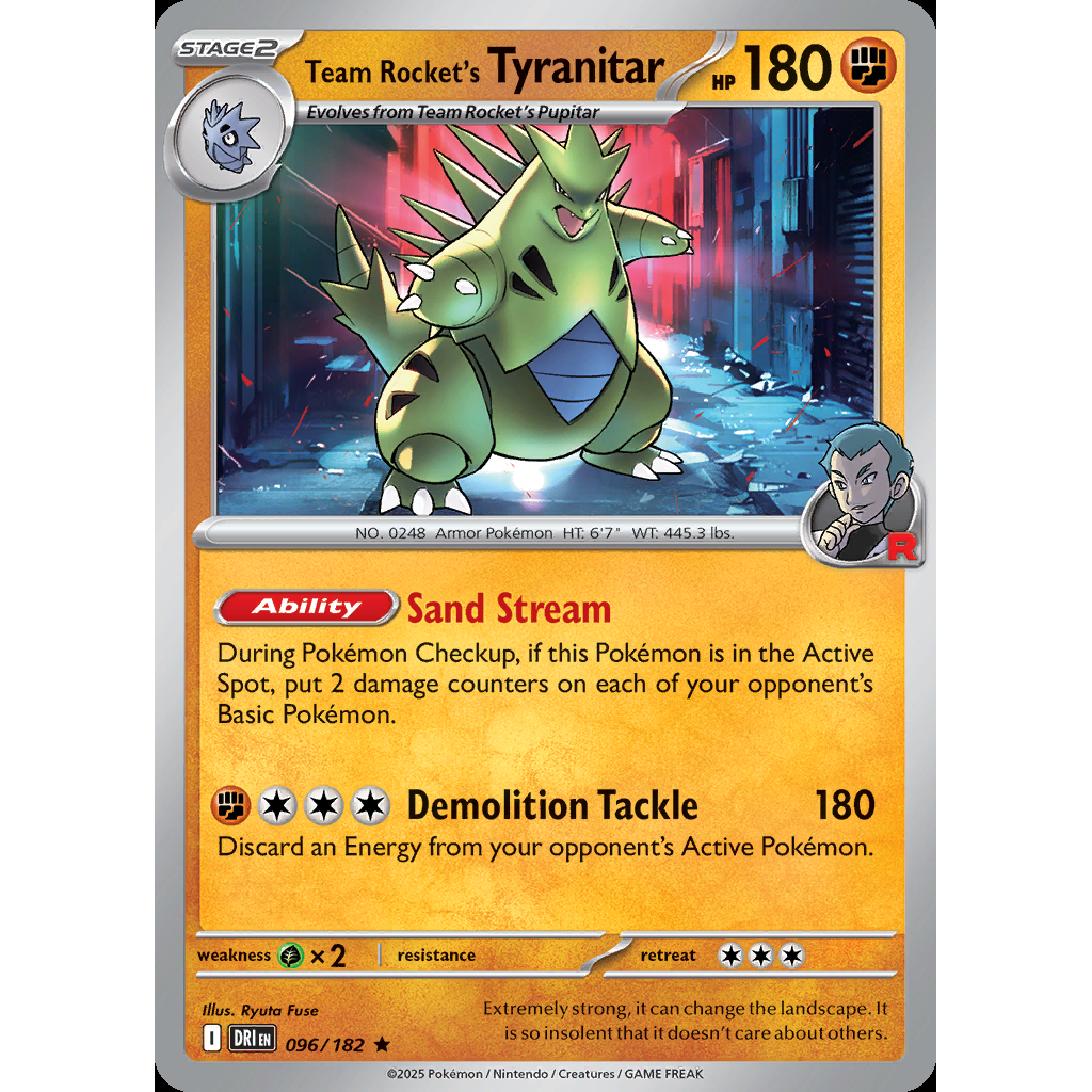 Team Rocket’s Tyranitar 96/182 - Destined Rivals