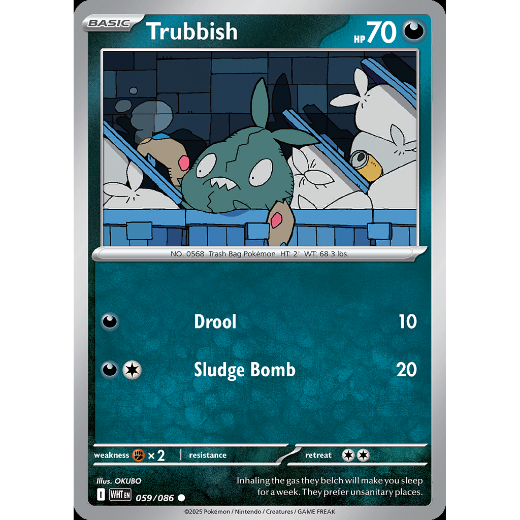 Trubbish 59/086 - White Flare