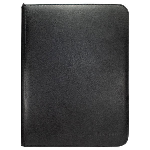Premium 9-Pocket Zippered Vivid Black Ultra PRO-Binder