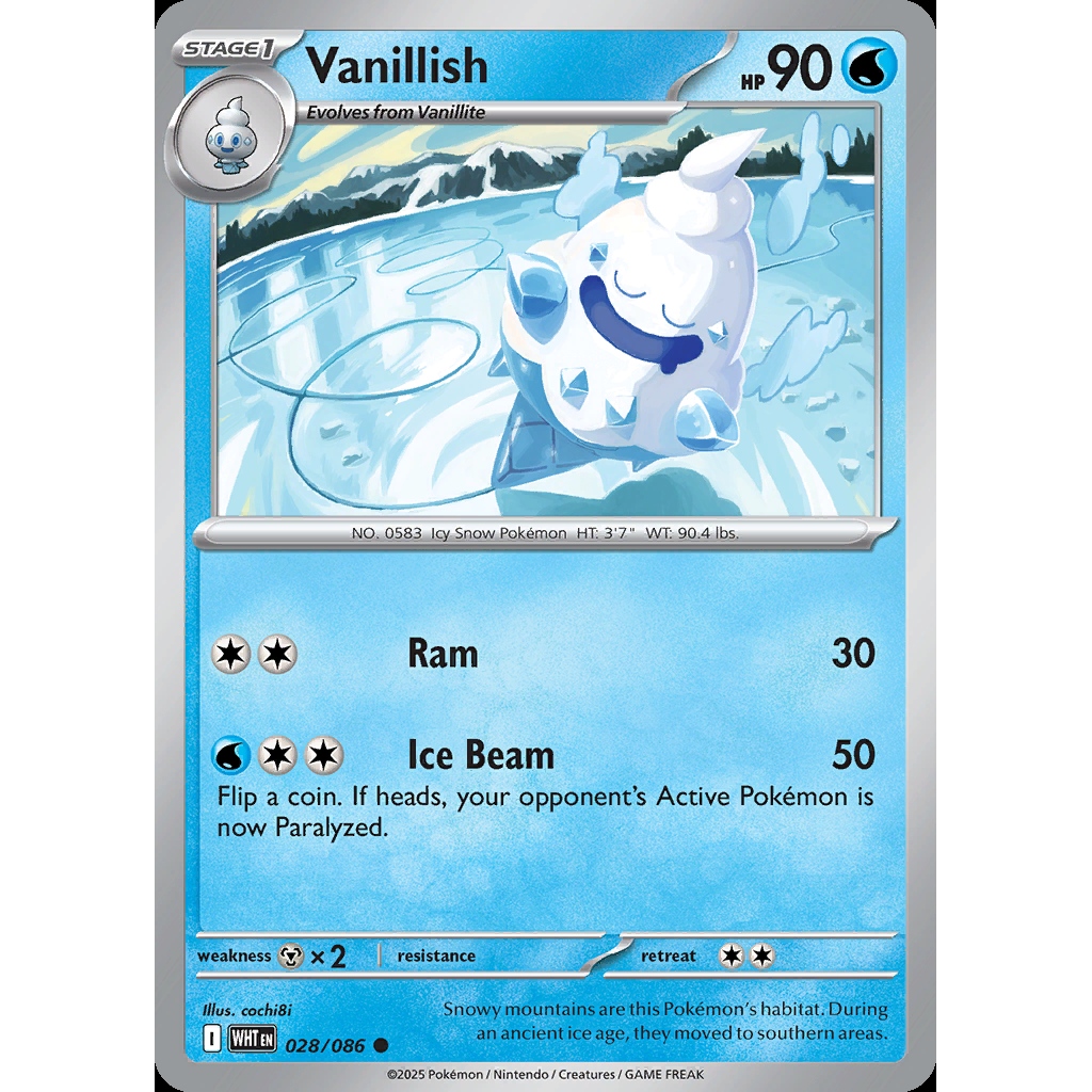 Vanillish 28/086 - White Flare