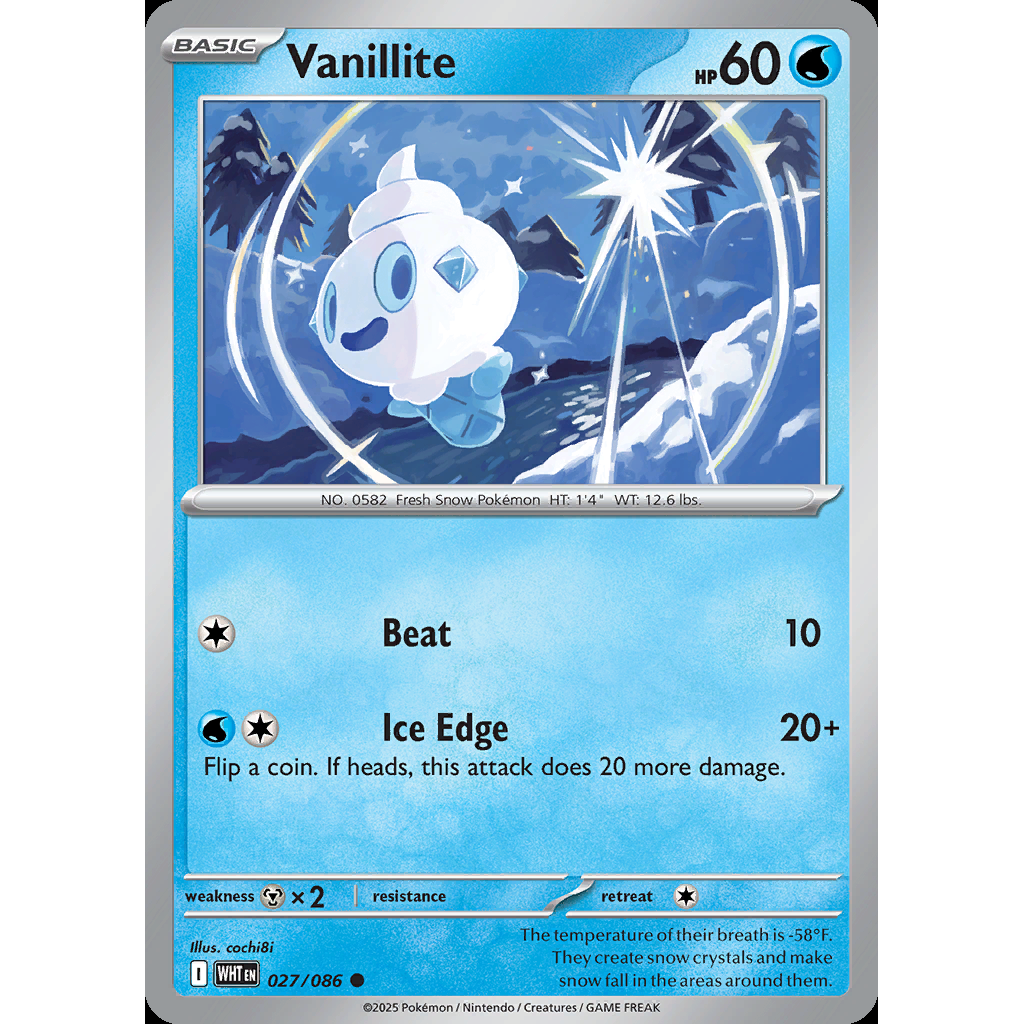 Vanillite 27/086 - White Flare