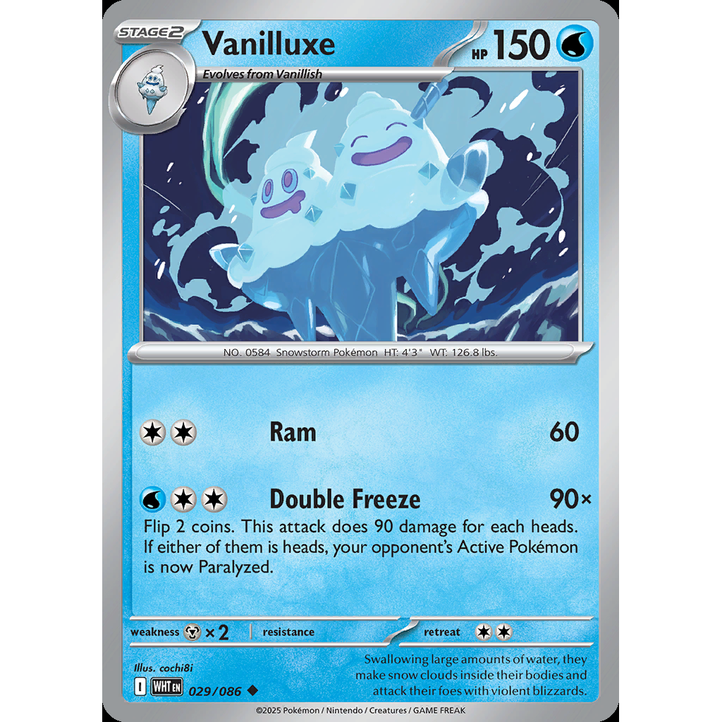 Vanilluxe 29/086 - White Flare
