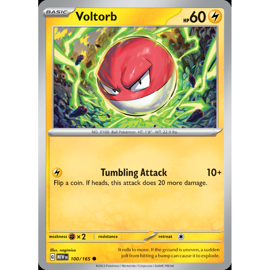Voltorb 100/165 [Reverse Holo] - 151