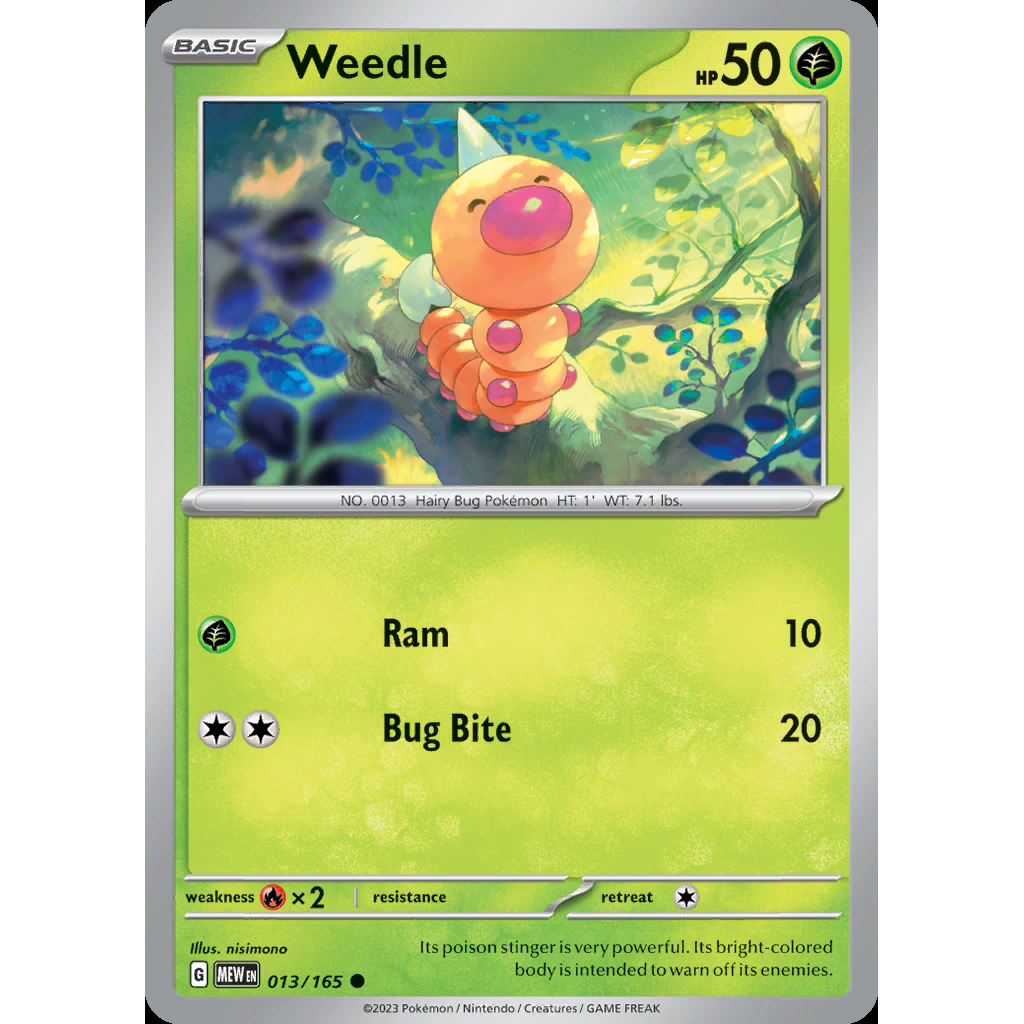 Weedle 13/165 - 151