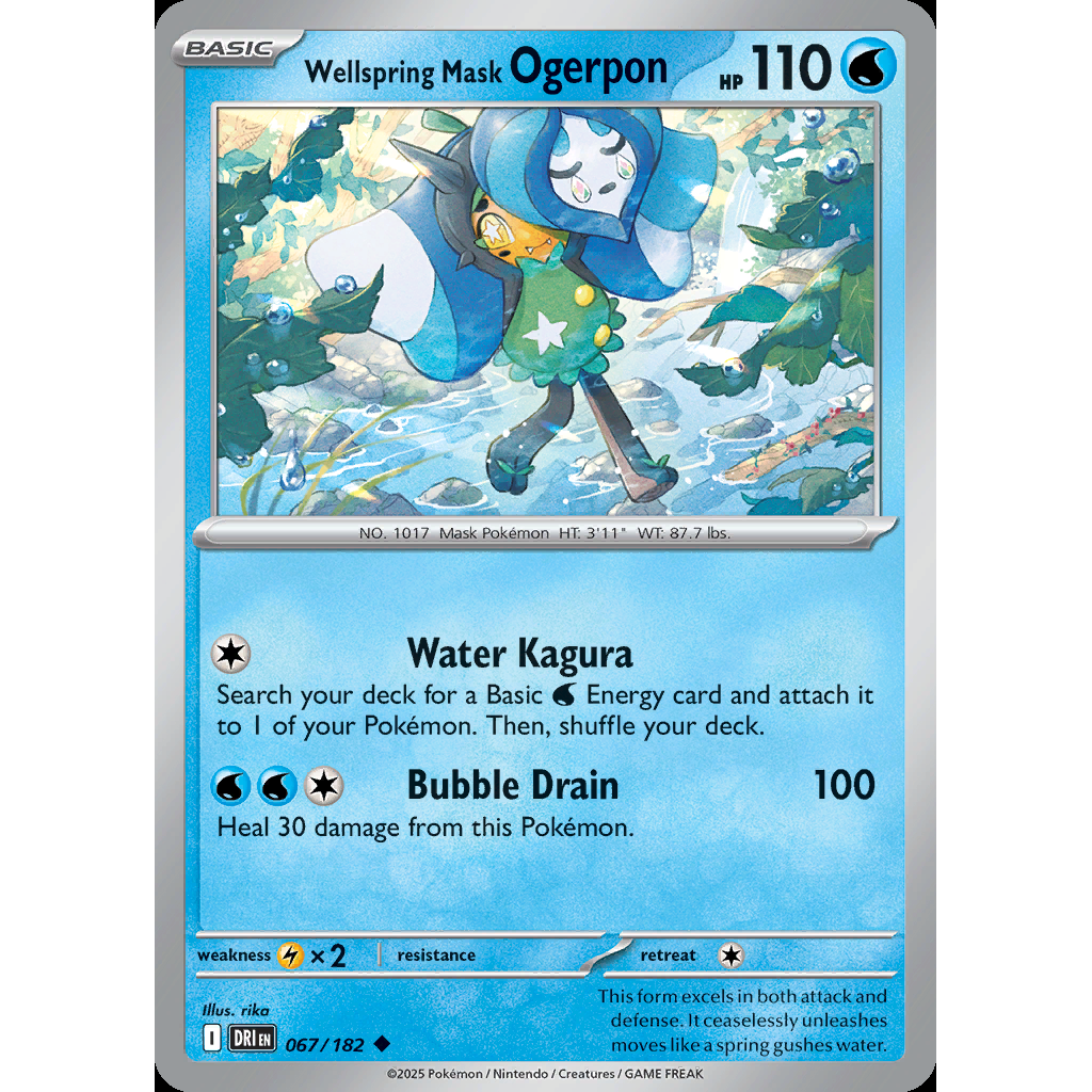 Wellspring Mask Ogerpon 67/182 - Destined Rivals