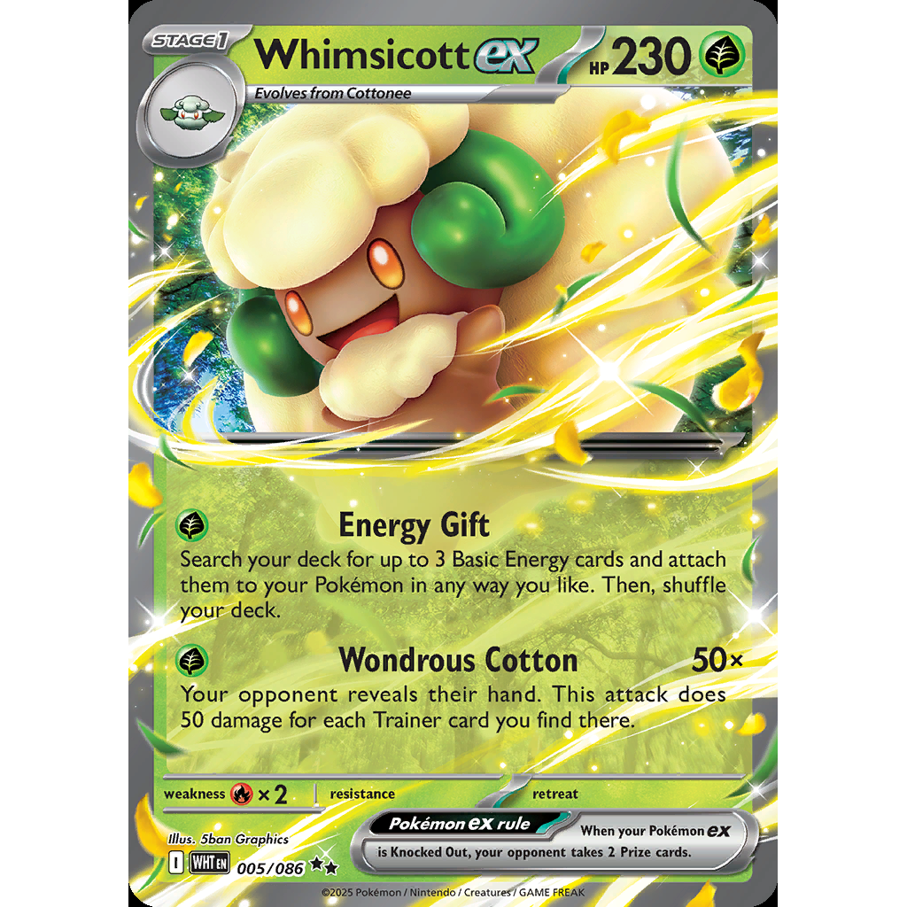 Whimsicott ex 5/086 - White Flare
