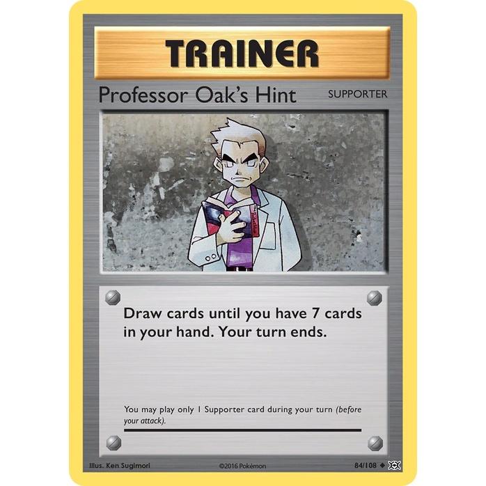 Professor Oak's Hint - Evolutions (Uncommon) [EVO-84] English / Near Mint / Normal