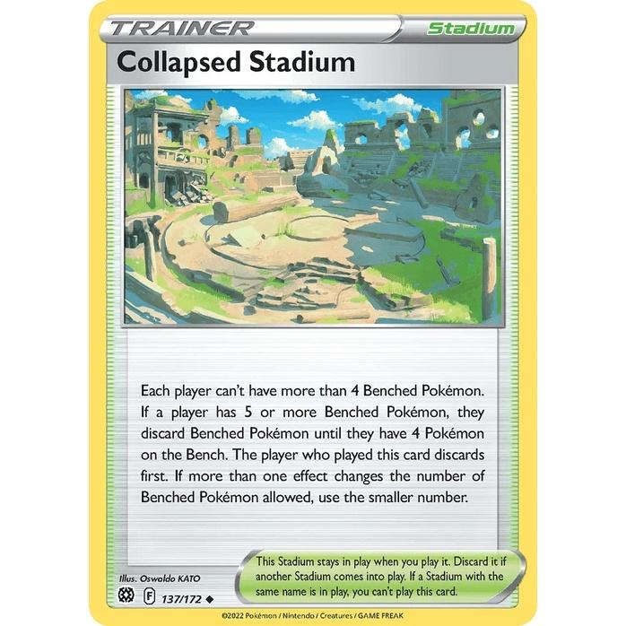 Collapsed Stadium 137/172 - Brilliant Stars (Engelsk / Near Mint)