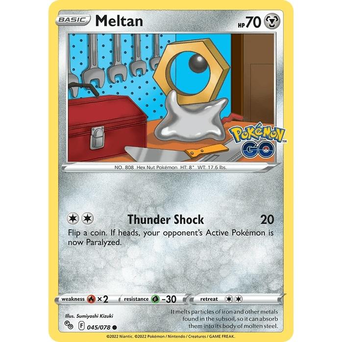 Meltan - Pokémon GO (Common) [PGO-45] English / Near Mint / Normal