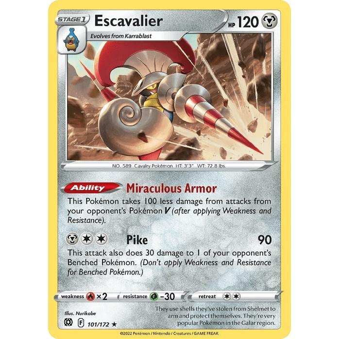 Escavalier 101/172 - Brilliant Stars (Engelsk / Near Mint)