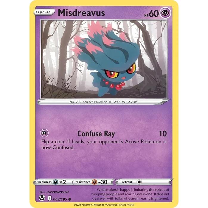 Misdreavus - Silver Tempest (Common) [SIT-63] English / Near Mint / Normal