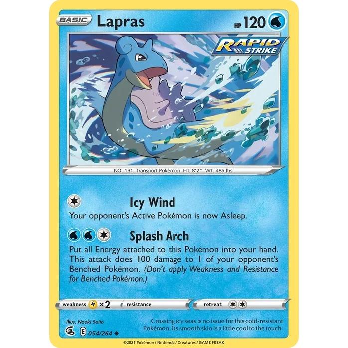 Lapras - Fusion Strike (Uncommon) [FST-54] English / Near Mint / Normal