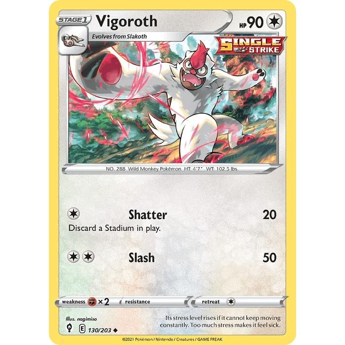 Vigoroth - Evolving Skies (Uncommon) [EVS-130] English / Near Mint / Normal