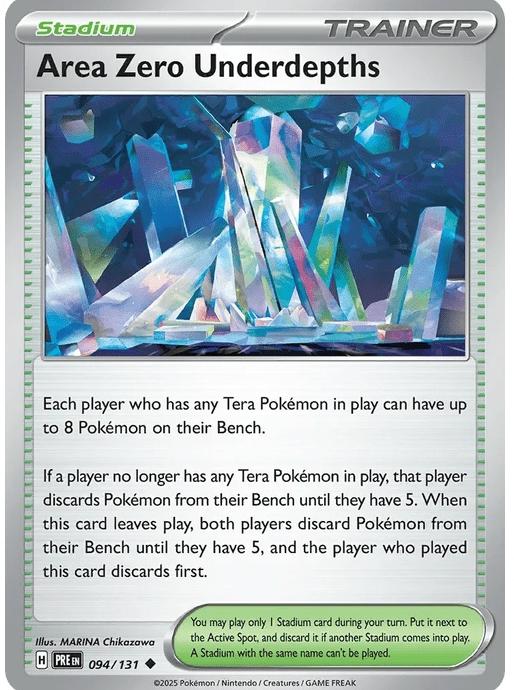 Area Zero Underdepths - Prismatic Evolutions (Uncommon) [PRE-94] English / Near Mint / Normal