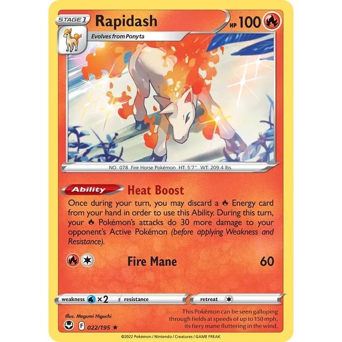 Rapidash - Silver Tempest (Rare Holo) [SIT-22] English / Near Mint / Normal