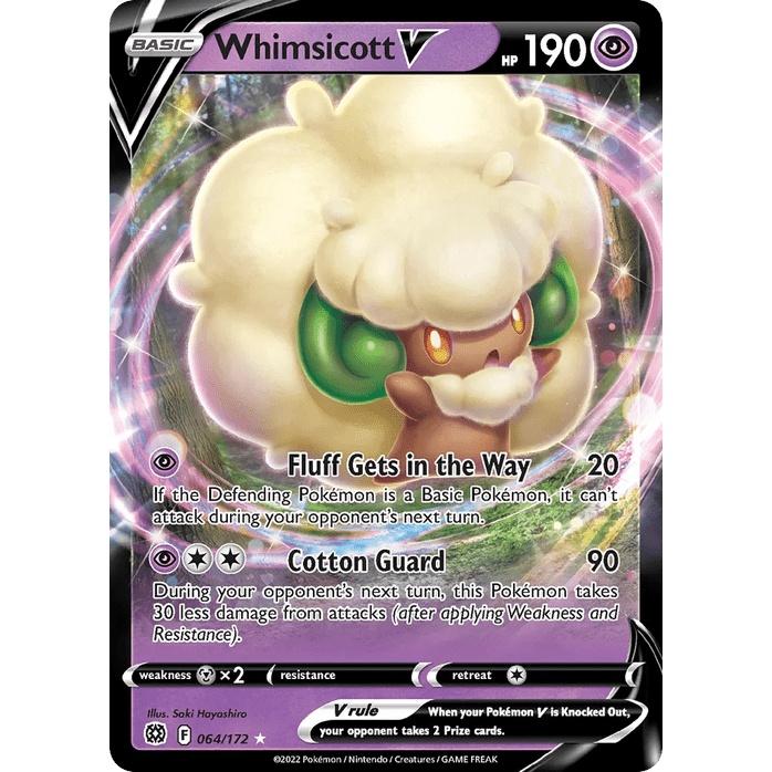 Whimsicott V 64/172 [Holo] - Brilliant Stars (Engelsk / Near Mint)