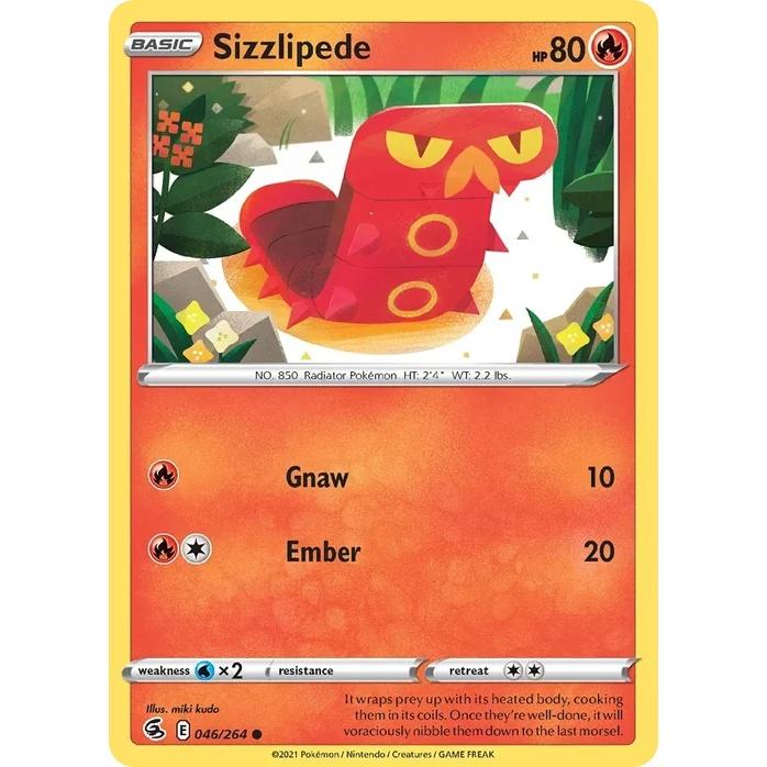 Sizzlipede - Fusion Strike (Common) [FST-46] English / Near Mint / Normal