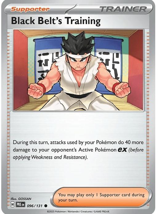 Black Belt's Training - Prismatic Evolutions (Common) [PRE-96] English / Near Mint / Normal