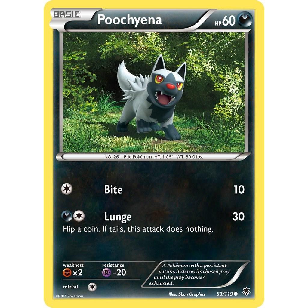 Poochyena 53/119 - Phantom Forces (Engelsk / Near Mint)