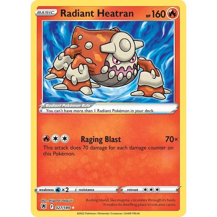 Radiant Heatran - Astral Radiance (Radiant Rare) [ASR-27] English / Near Mint / Normal