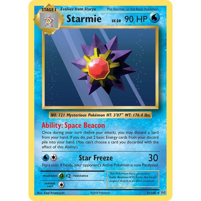 Starmie - Evolutions (Rare) [EVO-31] English / Near Mint / Normal