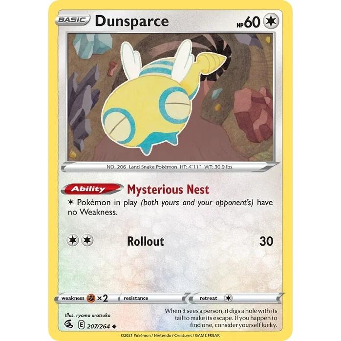 Dunsparce - Fusion Strike (Uncommon) [FST-207] English / Near Mint / Normal
