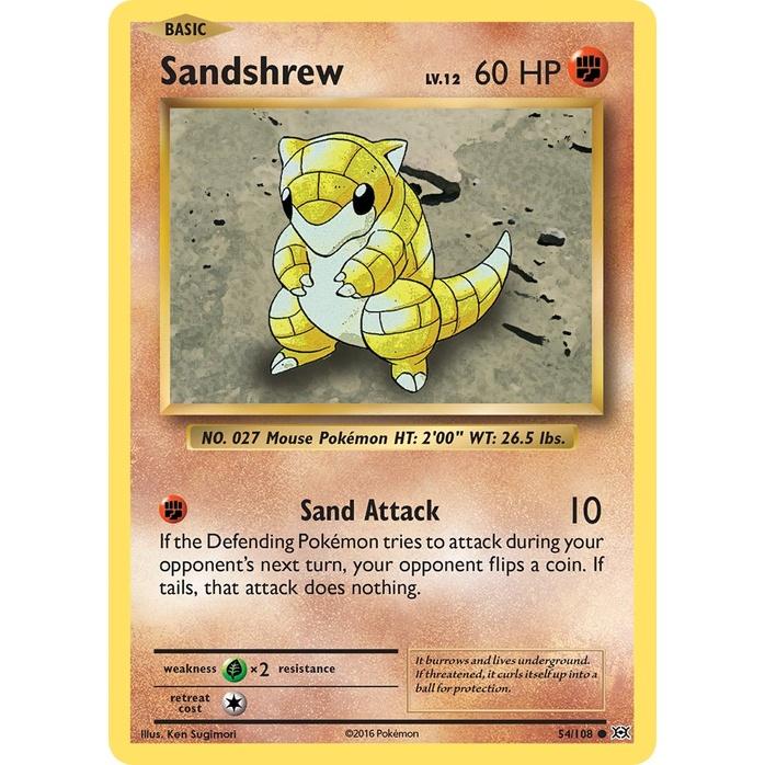 Sandshrew - Evolutions (Common) [EVO-54] English / Near Mint / Normal